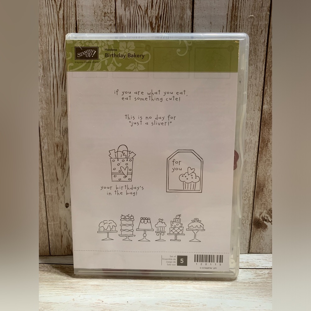 Stampin Up Birthday Bakery